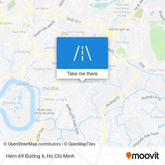 Hẻm 69 Đường 6 map