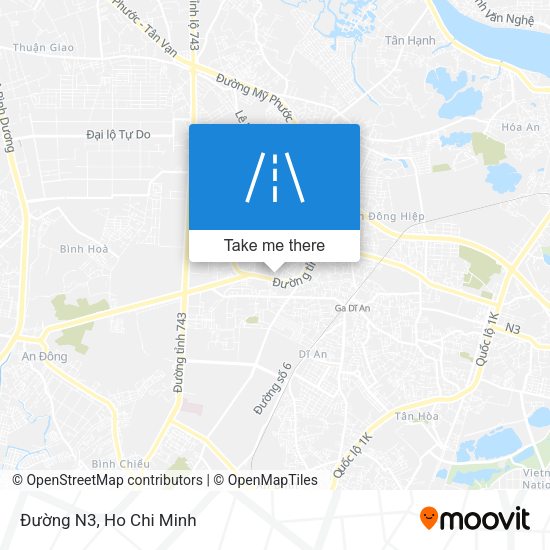 Đường N3 map