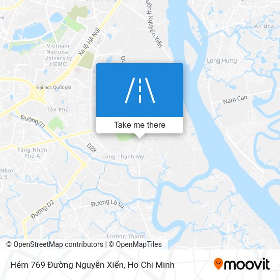 Hẻm 769 Đường Nguyễn Xiển map