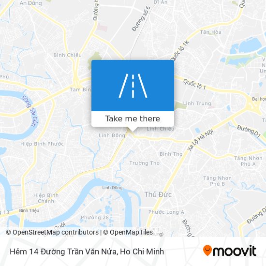 Hẻm 14 Đường Trần Văn Nửa map