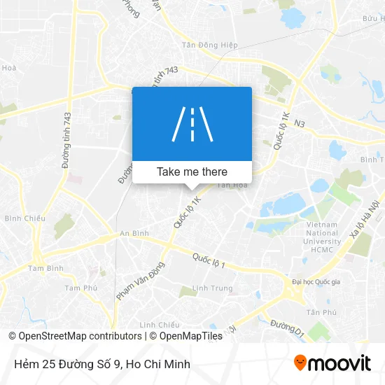 Hẻm 25 Đường Số 9 map