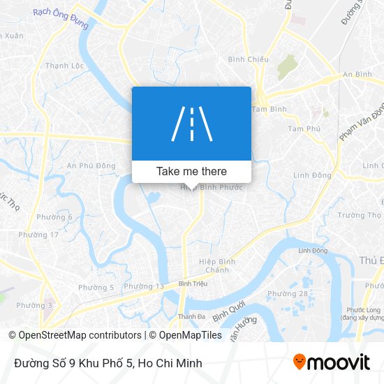 Đường Số 9 Khu Phố 5 map