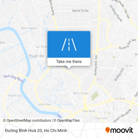 Đường Bình Hoà 20 map