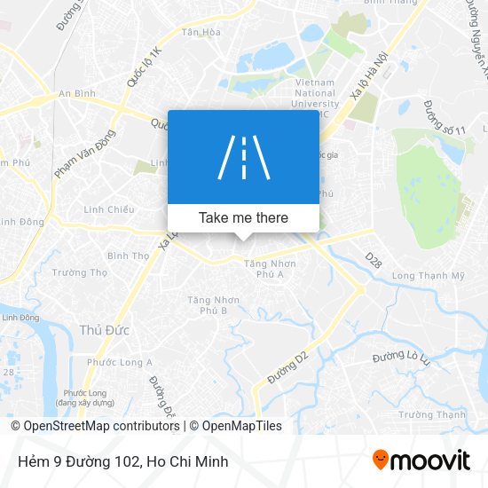 Hẻm 9 Đường 102 map