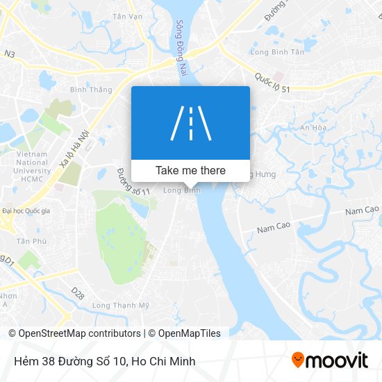 Hẻm 38 Đường Sổ 10 map