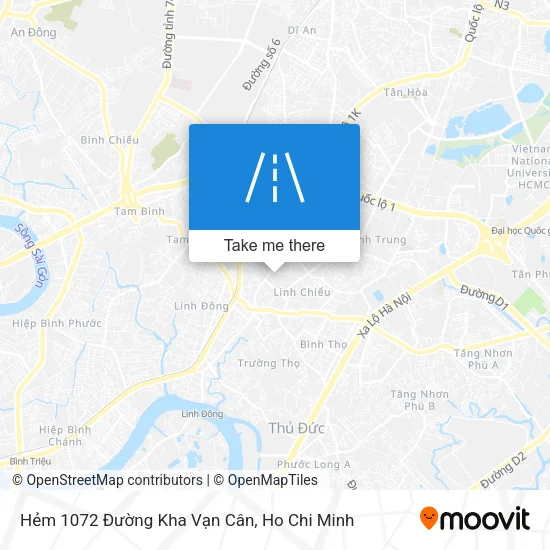 Hẻm 1072 Đường Kha Vạn Cân map
