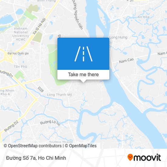 Đường Số 7a map