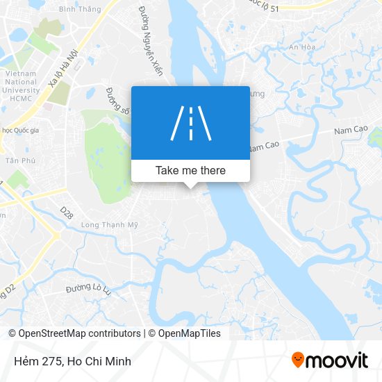 Hẻm 275 map