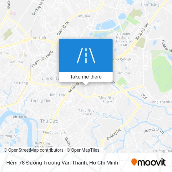 Hẻm 78 Đường Trương Văn Thành map