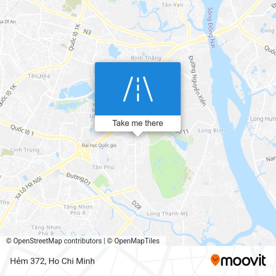 Hẻm 372 map