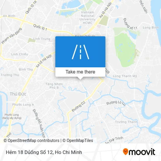 Hẻm 18 Dủổng Sổ 12 map