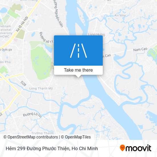 Hẻm 299 Đường Phước Thiện map