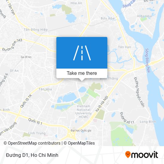 Đướng D1 map