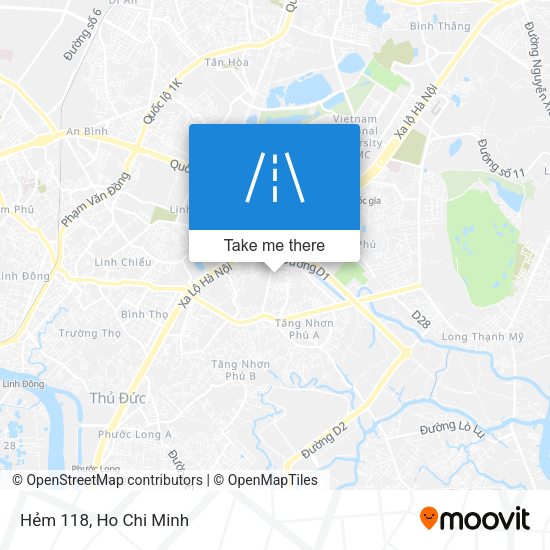Hẻm 118 map