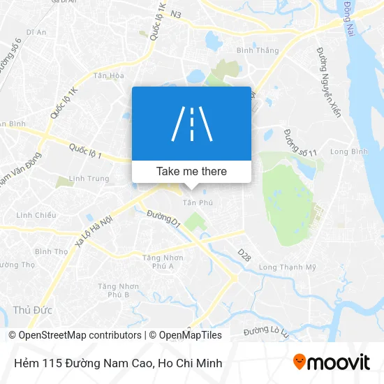 Hẻm 115 Đường Nam Cao map