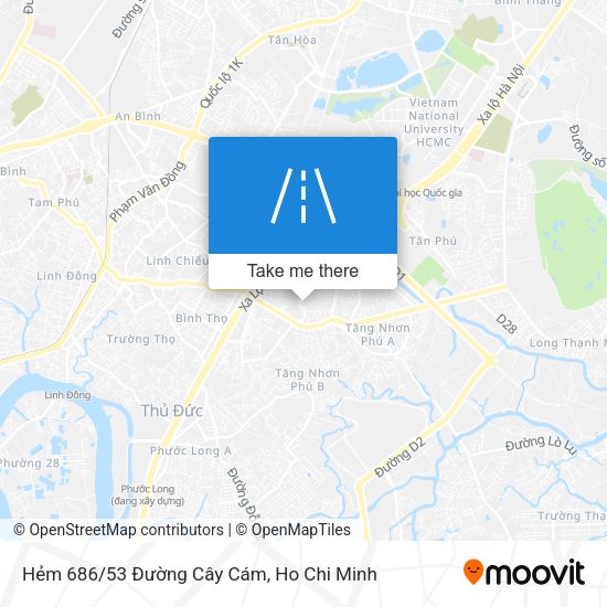 Hẻm 686/53 Đường Cây Cám map