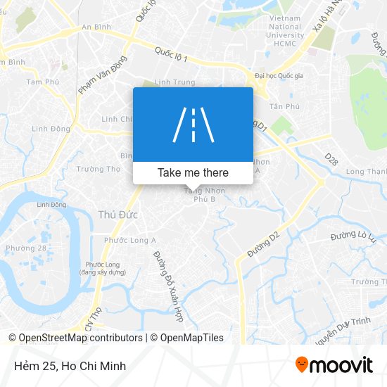Hẻm 25 map