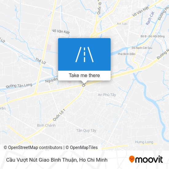 Cầu Vượt Nút Giao Bình Thuận map