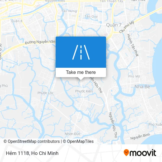 Hẻm 1118 map