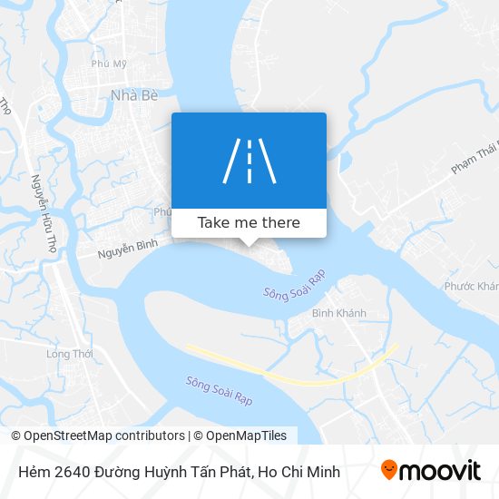 Hẻm 2640 Đường Huỳnh Tấn Phát map