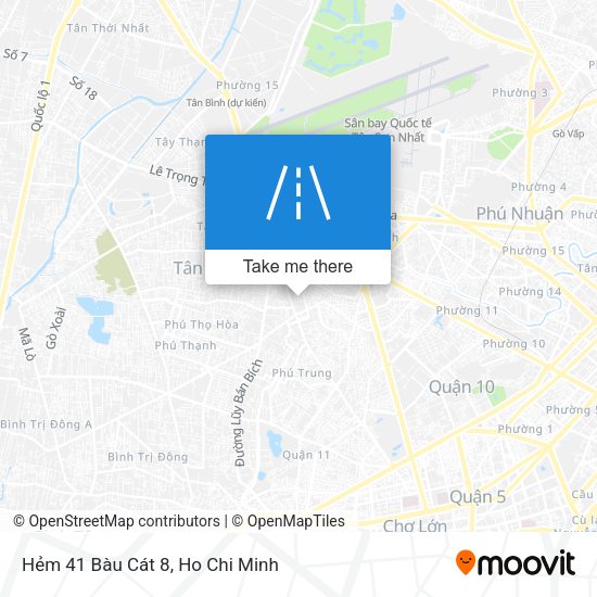 Hẻm 41 Bàu Cát 8 map