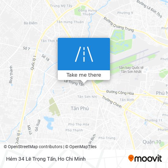 Hẻm 34 Lê Trọng Tấn map