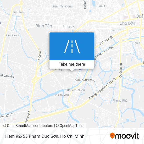 Hẻm 92/53 Phạm Đức Sơn map