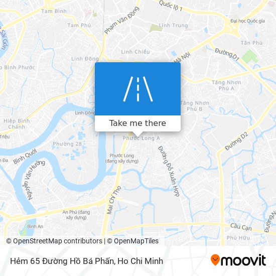 Hẻm 65 Đường Hồ Bá Phấn map