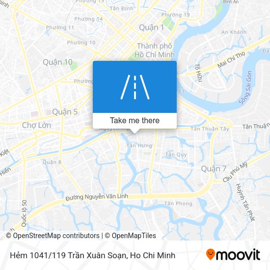 Hẻm 1041/119 Trần Xuân Soạn map