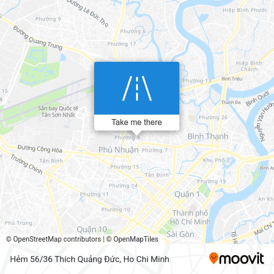 Hẻm 56/36 Thích Quảng Đức map