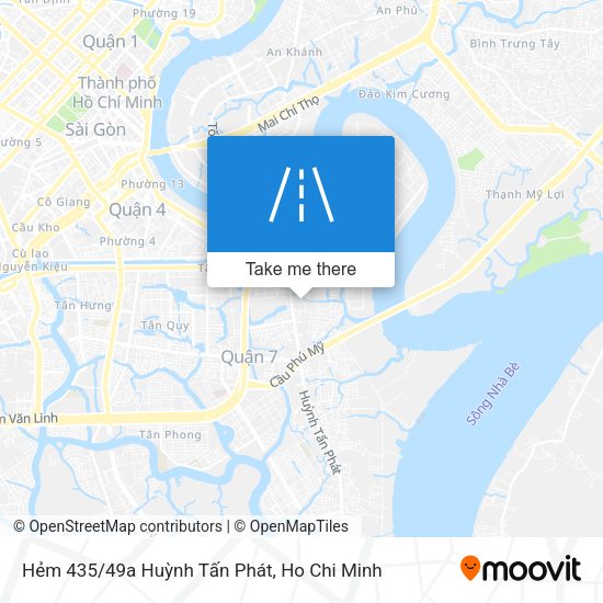 Hẻm 435/49a Huỳnh Tấn Phát map