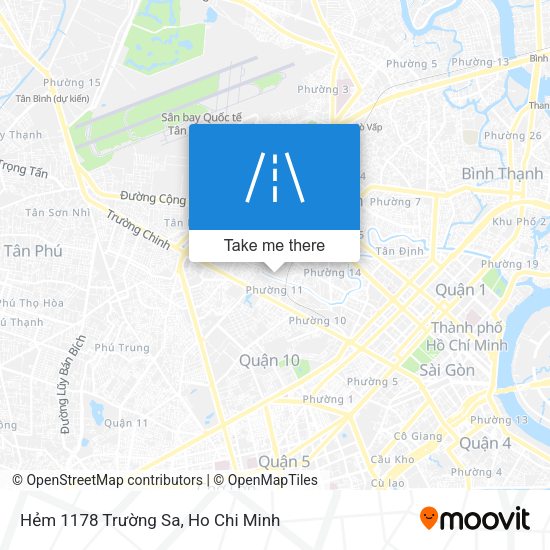 Hẻm 1178 Trường Sa map