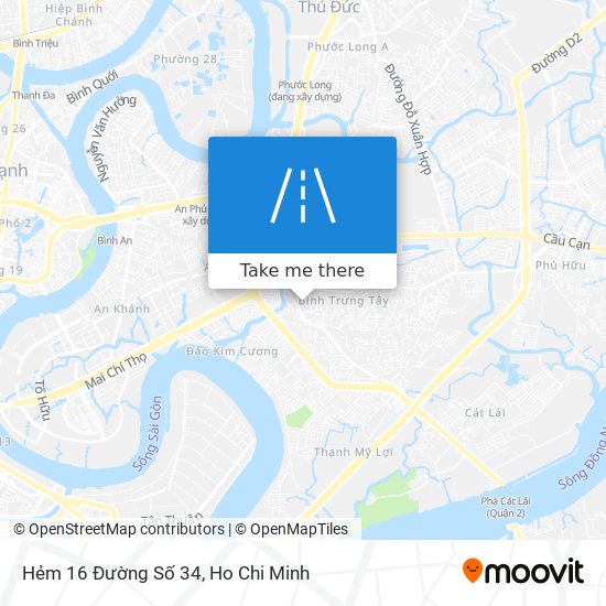 Hẻm 16 Đường Số 34 map