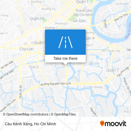 Càu Kênh Xáng map