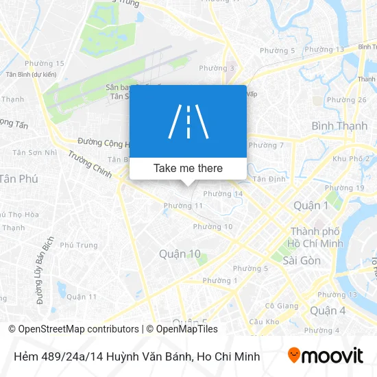 Hẻm 489/24a/14 Huỳnh Văn Bánh map