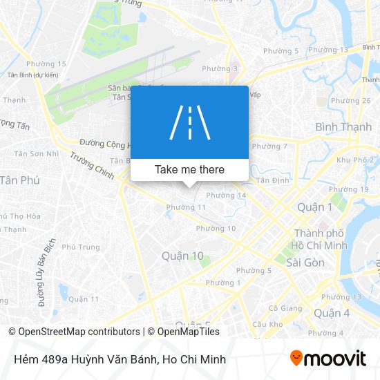 Hẻm 489a Huỳnh Văn Bánh map