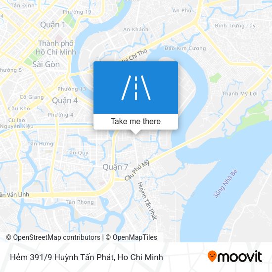 Hẻm 391/9 Huỳnh Tấn Phát map