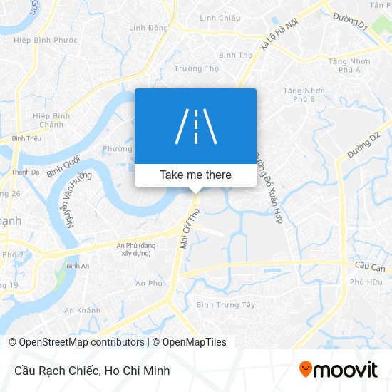 Cầu Rạch Chiếc map