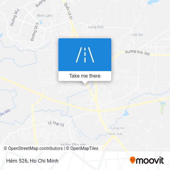 Hẻm 526 map