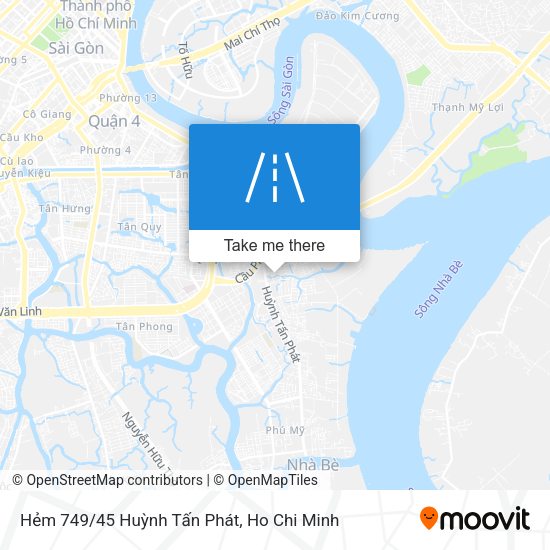 Hẻm 749/45 Huỳnh Tấn Phát map