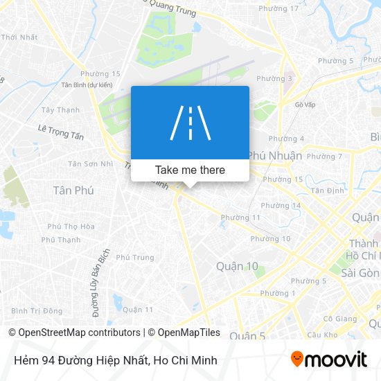 Hẻm 94 Đường Hiệp Nhất map