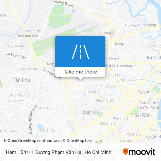 Hẻm 154/11 Đường Phạm Văn Hai map