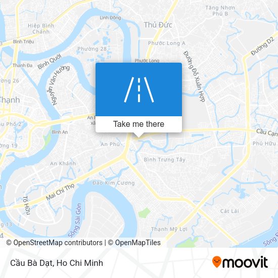 Cầu Bà Dạt map