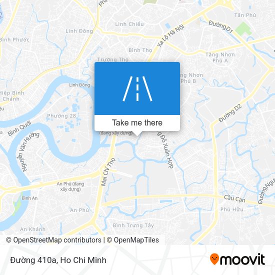 Đường 410a map