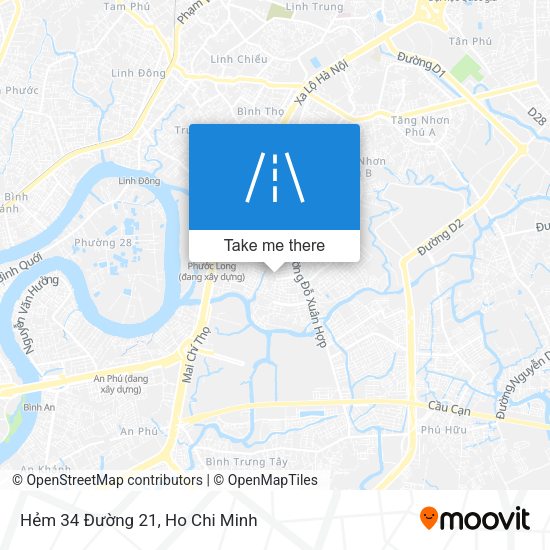 Hẻm 34 Đường 21 map