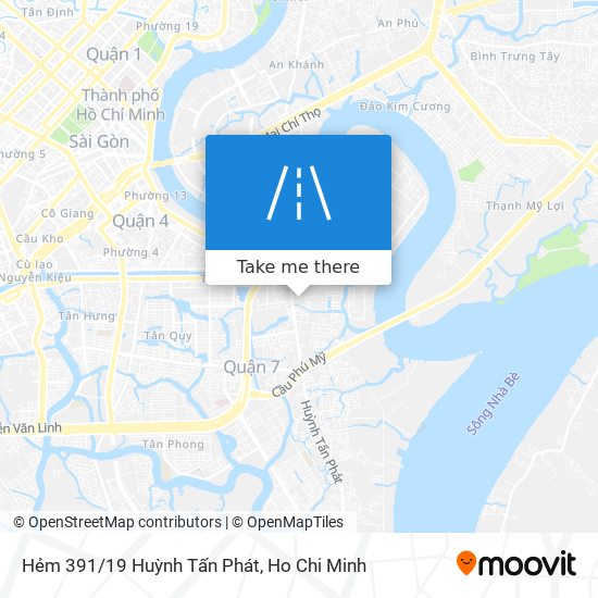 Hẻm 391/19 Huỳnh Tấn Phát map