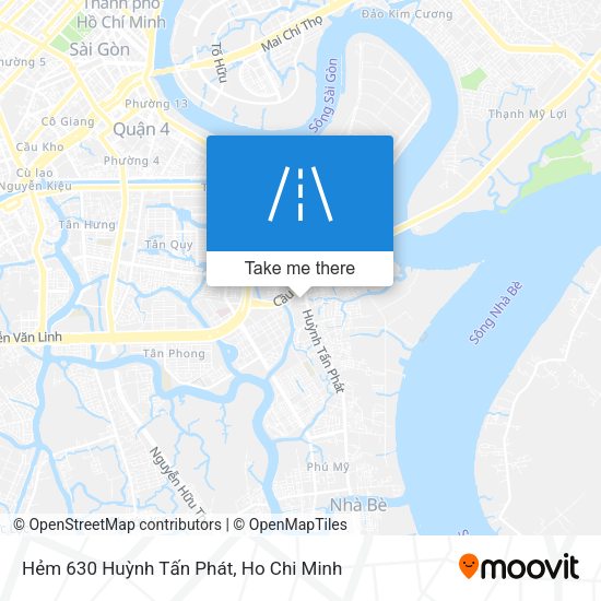 Hẻm 630 Huỳnh Tấn Phát map
