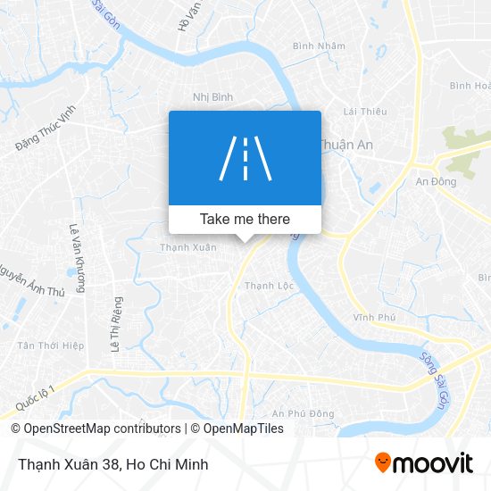Thạnh Xuân 38 map