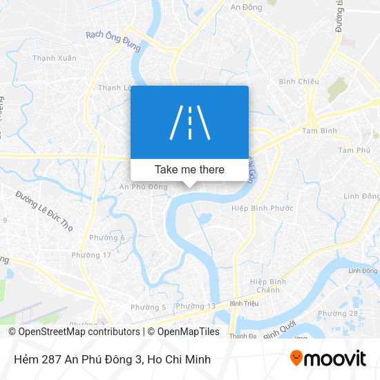 Hẻm 287 An Phú Đông 3 map