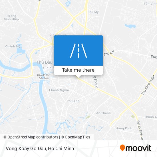 Vòng Xoay Gò Đầu map